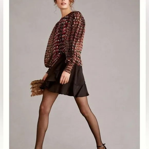 Bl-nk Sequin-Embellished Blouse